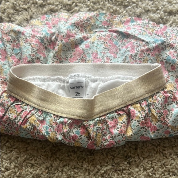 Carter's Pink and Blue Skort with Floral Design - Picture 8 of 8